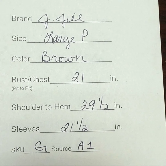 J.Jill Plum Open Front Cardigan Petite Large Soft Knit Pocket Sweater Fall - Picture 8 of 8